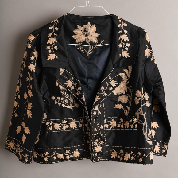 Isda & Co Jackets & Blazers - Isda & co embroidered silk jacket